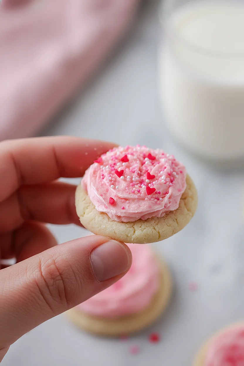 mini valentine's day cookies