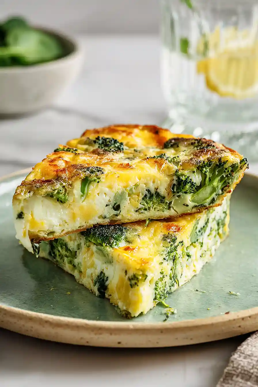 broccoli cheddar frittata