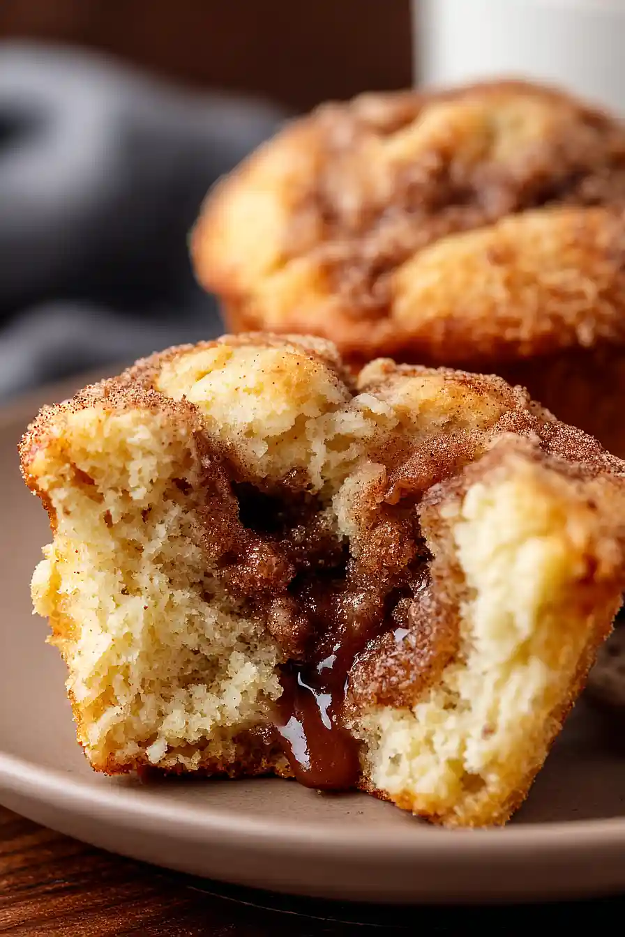 cinnamon roll protein muffins