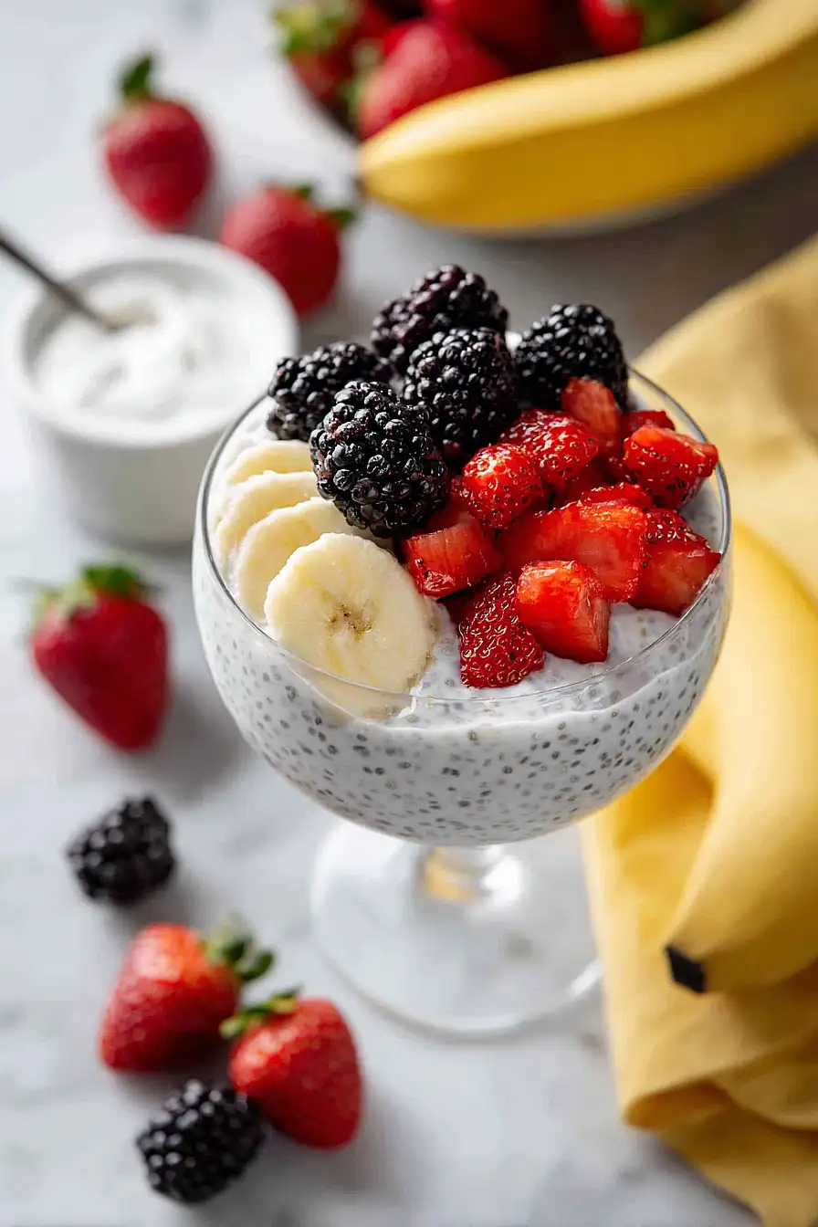 greek yogurt chia seed pudding
