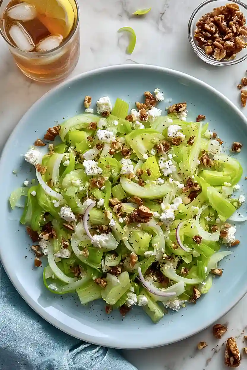 celery salad with feta