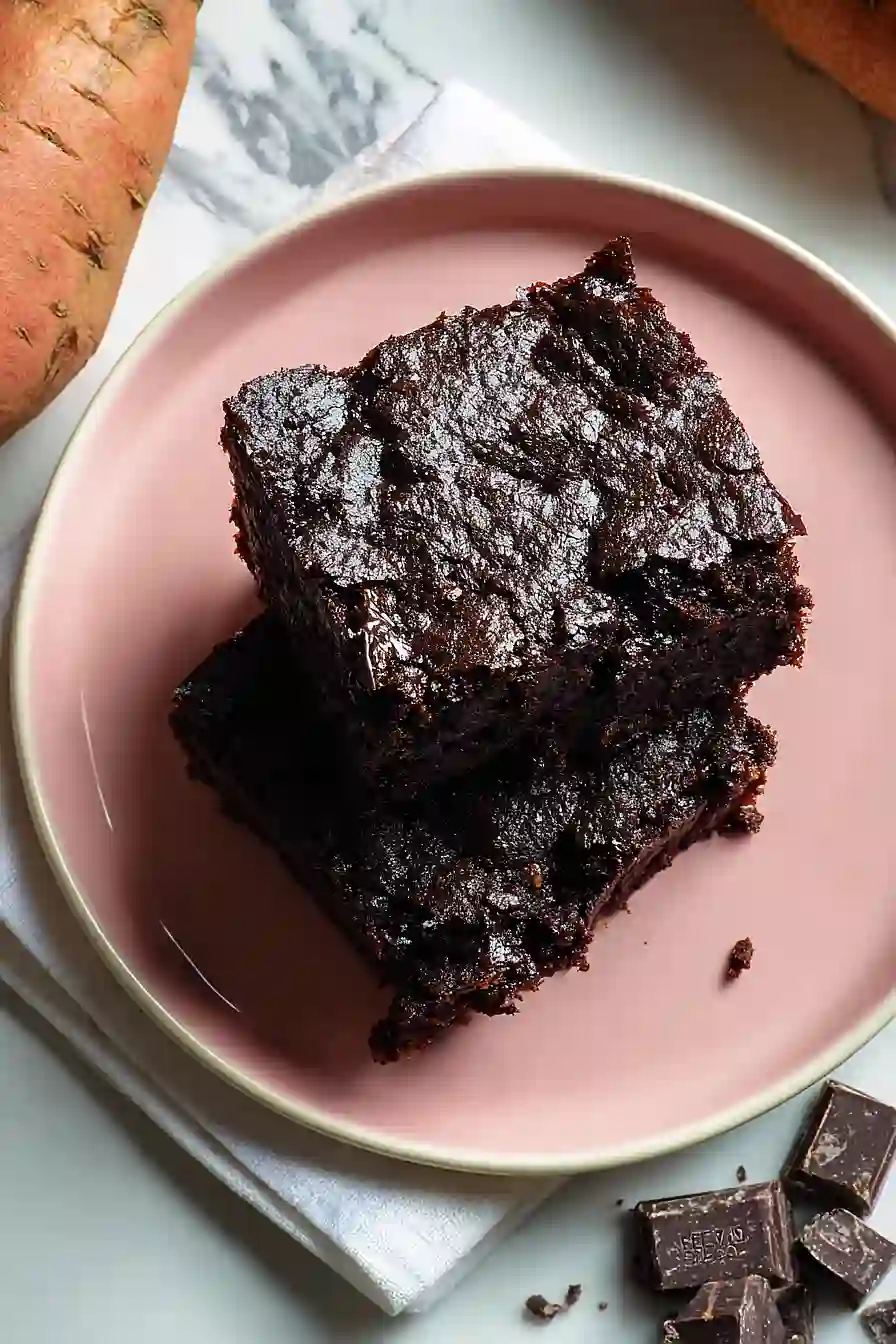 luteal phase sweet potato brownies