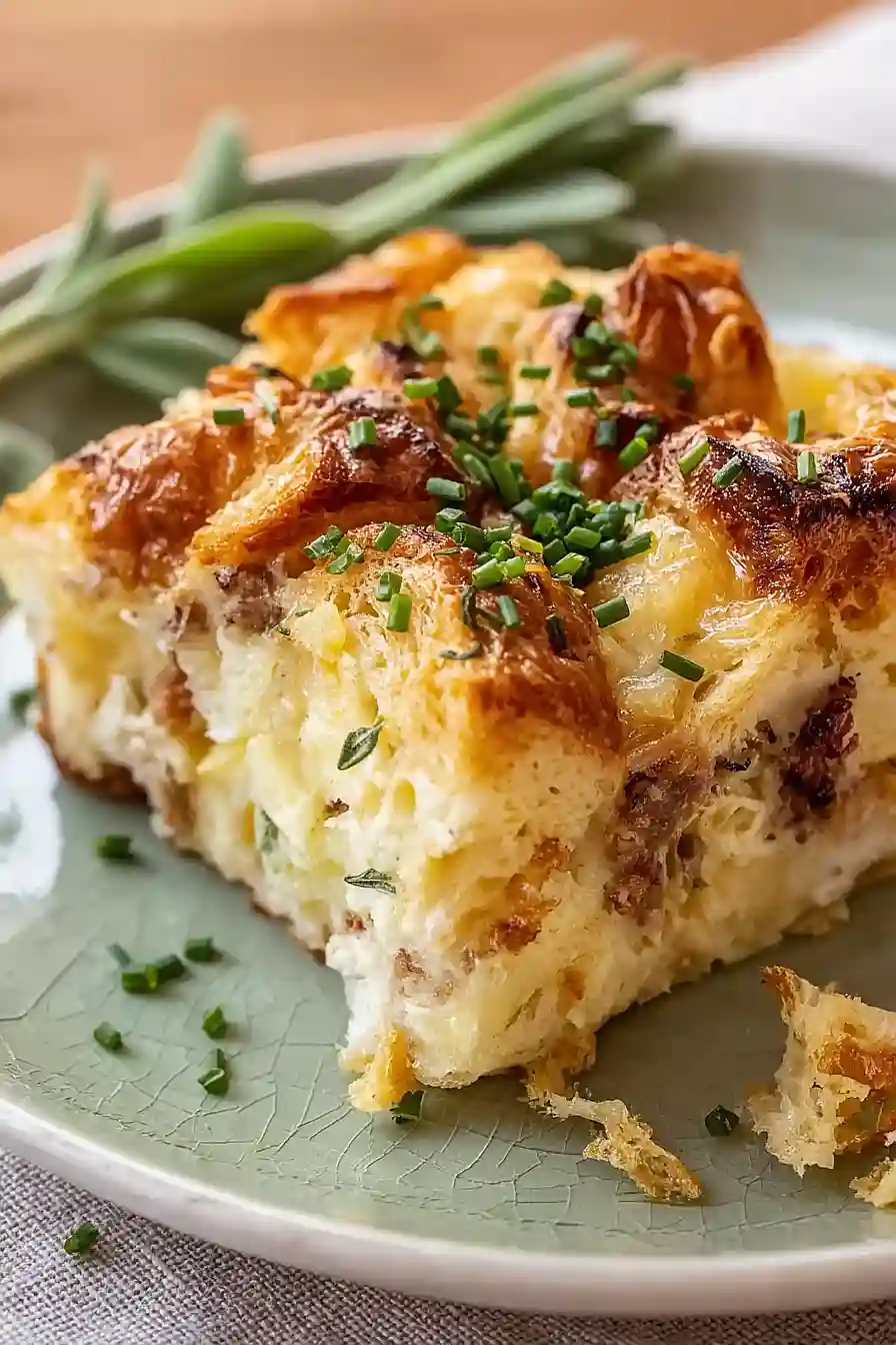croissant breakfast casserole