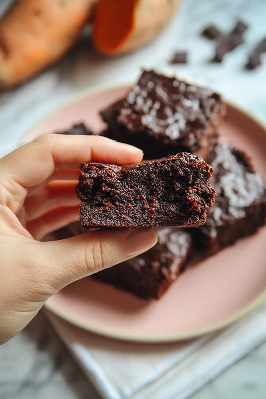 luteal phase sweet potato brownies
