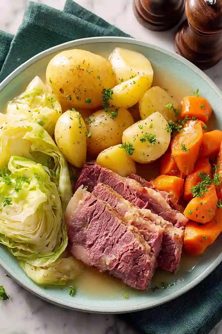 corned beef and cabbage without beer