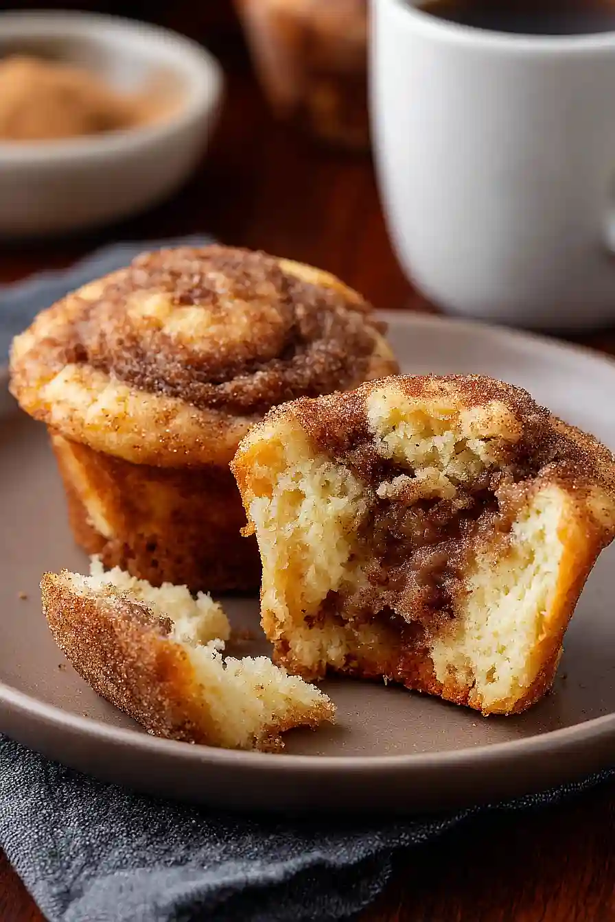 cinnamon roll protein muffins