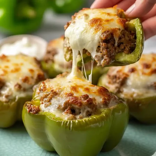 cream cheese stuffed bell peppers