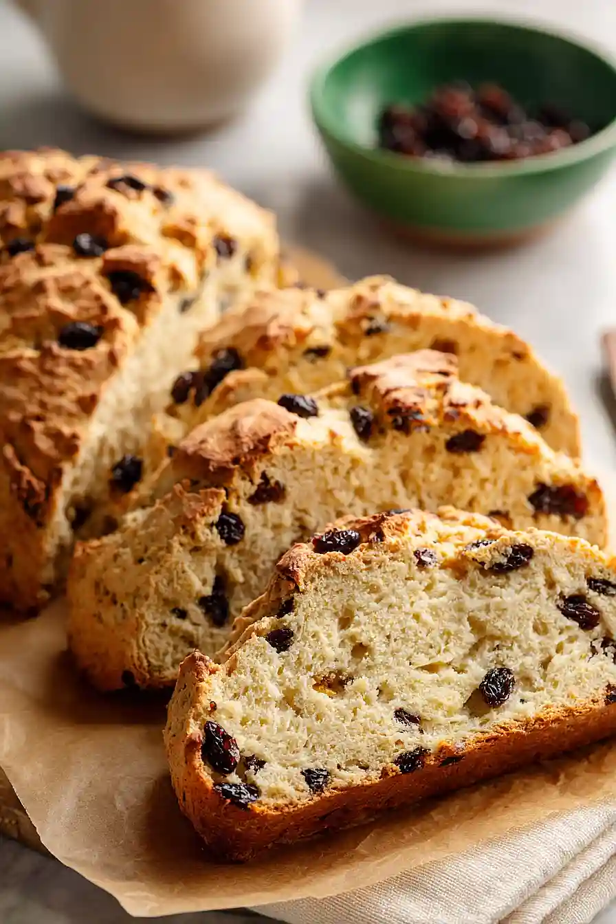 irish soda bread with currants
