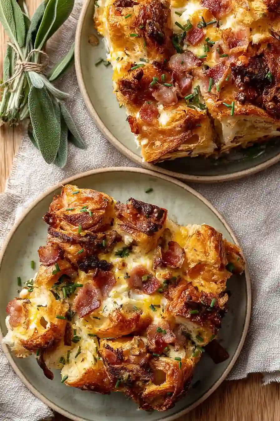 croissant breakfast casserole
