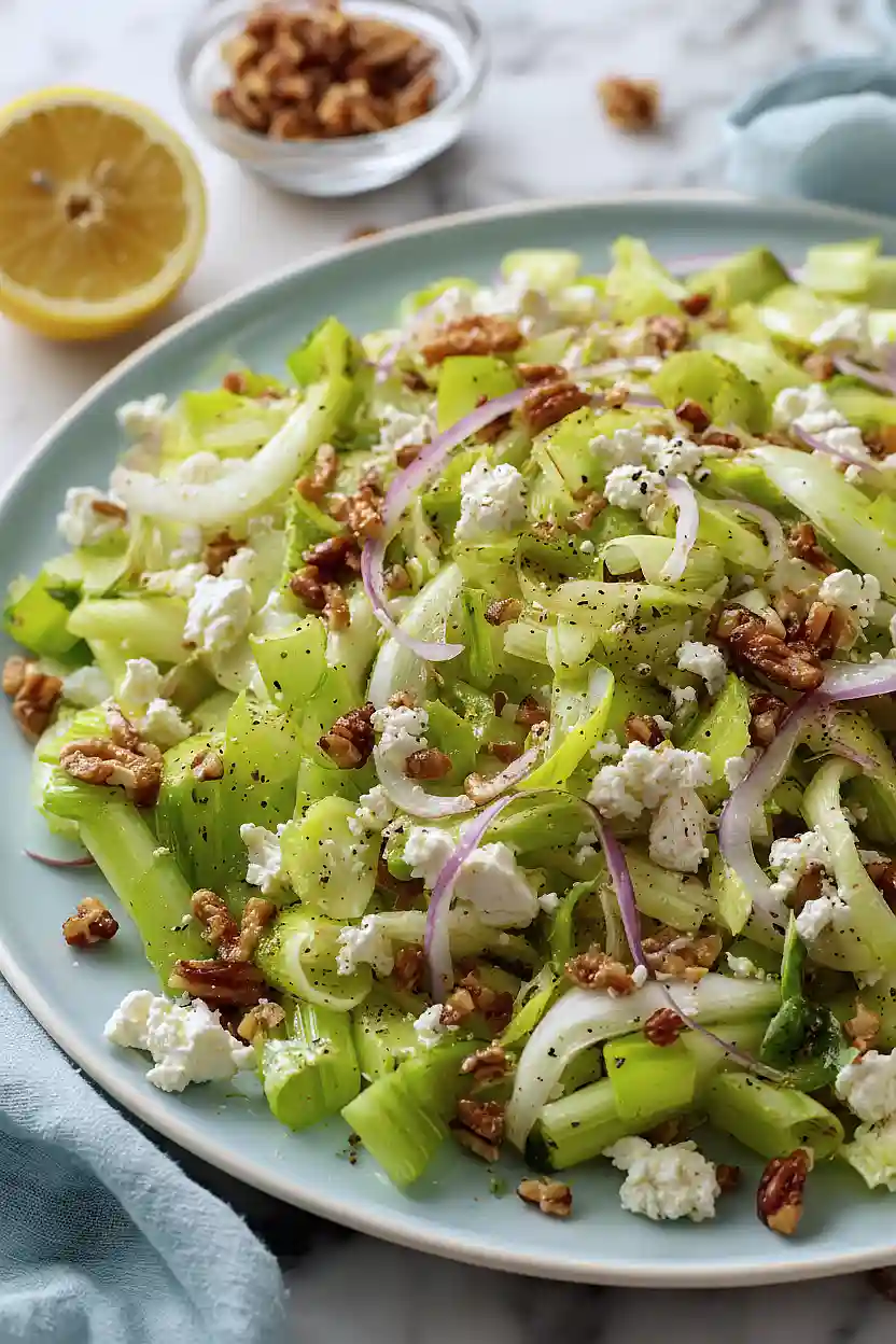 celery salad with feta