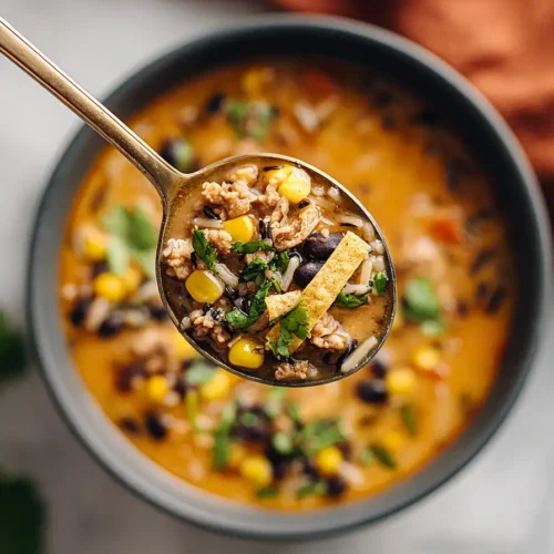 ground turkey and wild rice soup
