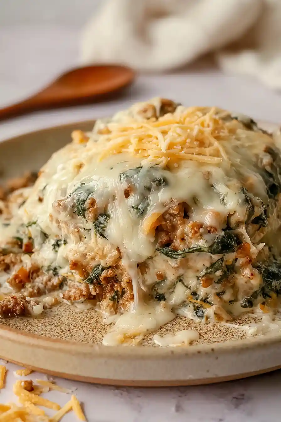 keto ground turkey casserole