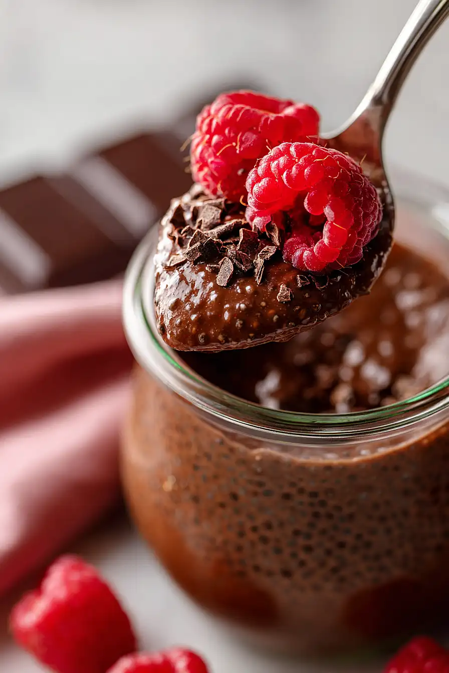chocolate chia seed pudding