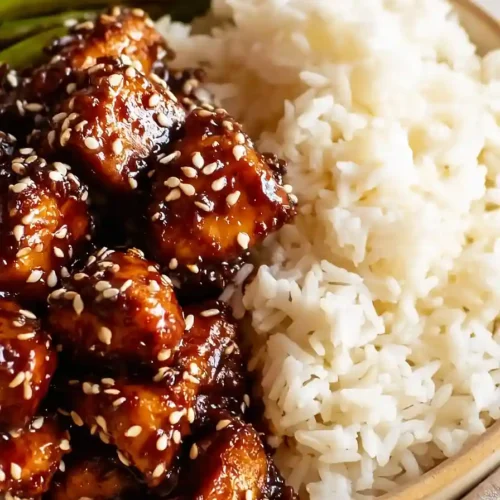 High Protein Sesame Chicken