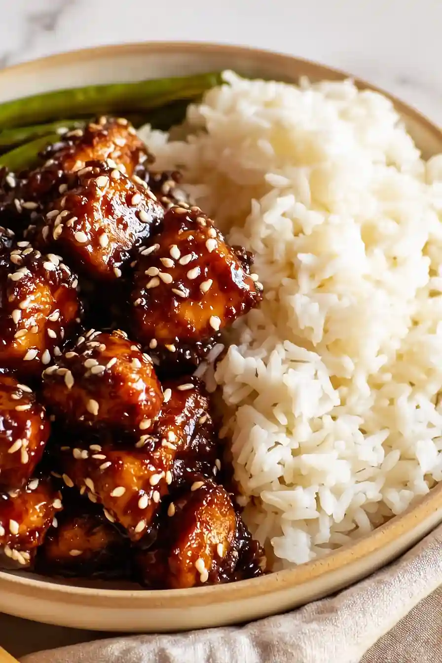 High Protein Sesame Chicken