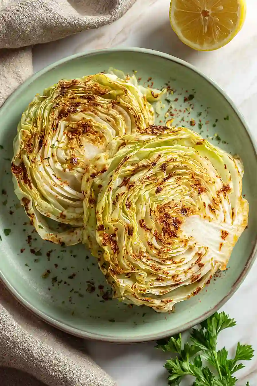 air fryer cabbage steaks