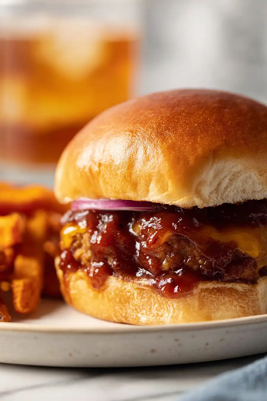 ground turkey sliders in the oven