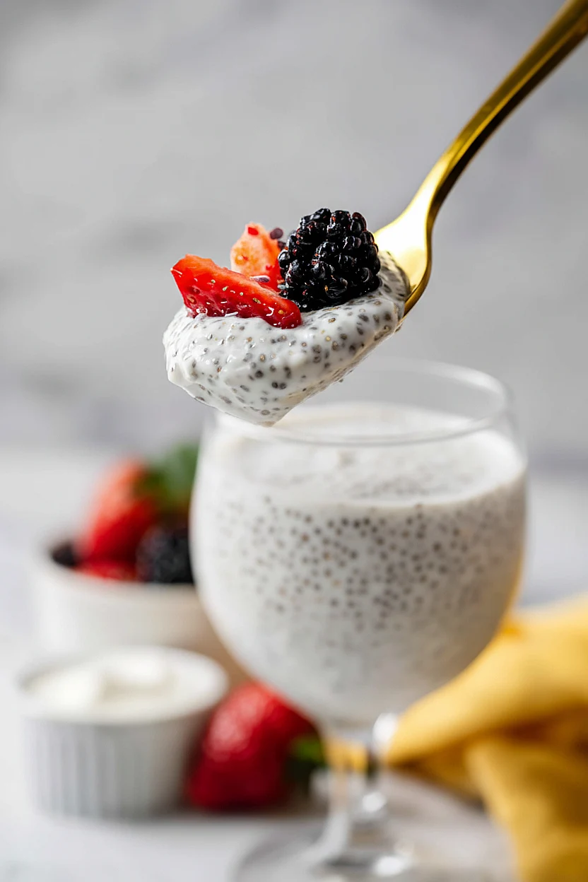 greek yogurt chia seed pudding