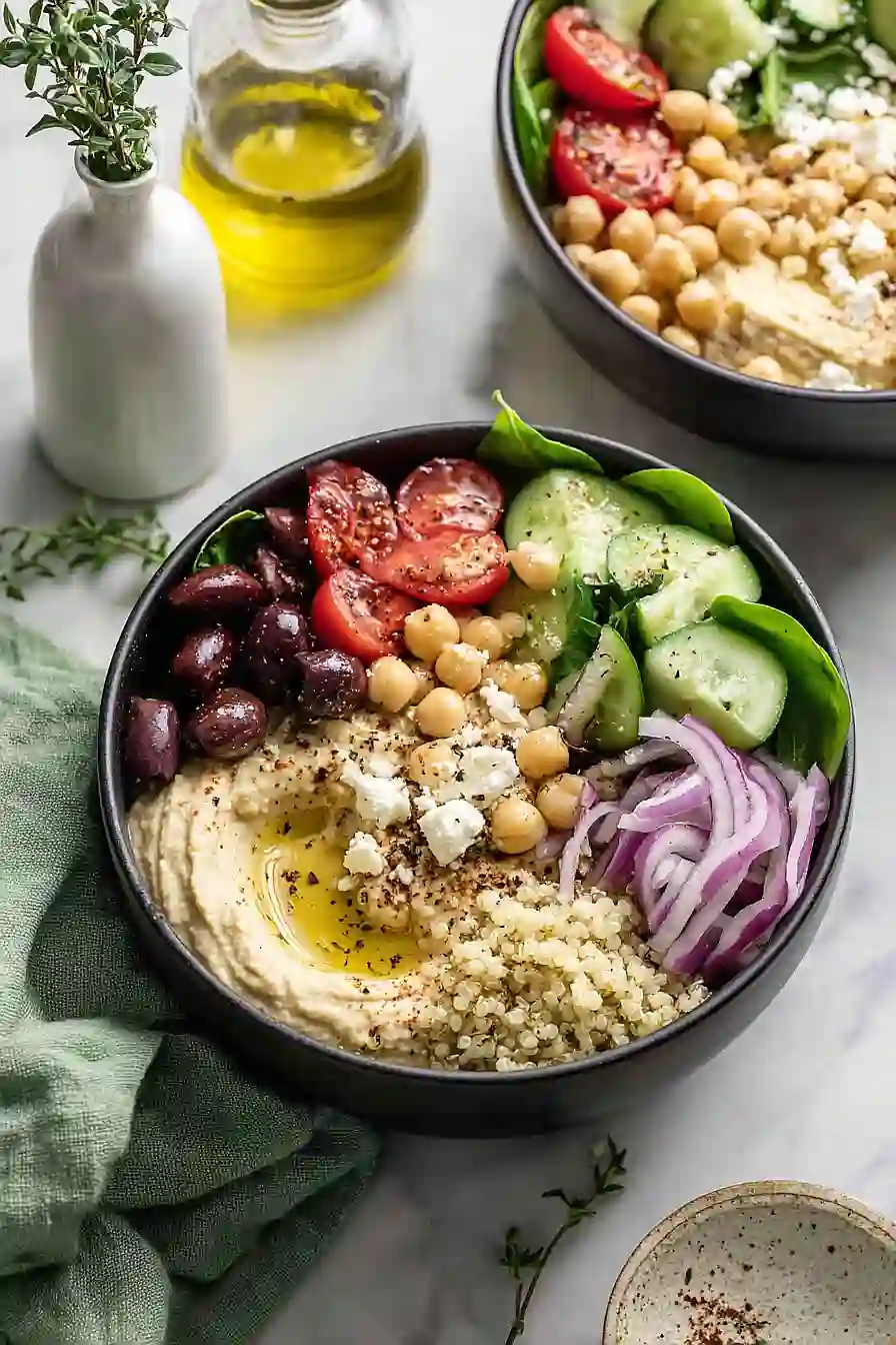 Mediterranean Hummus Bowl