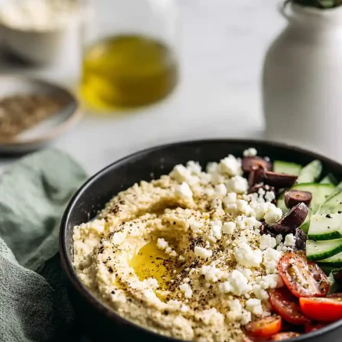 Mediterranean Hummus Bowl