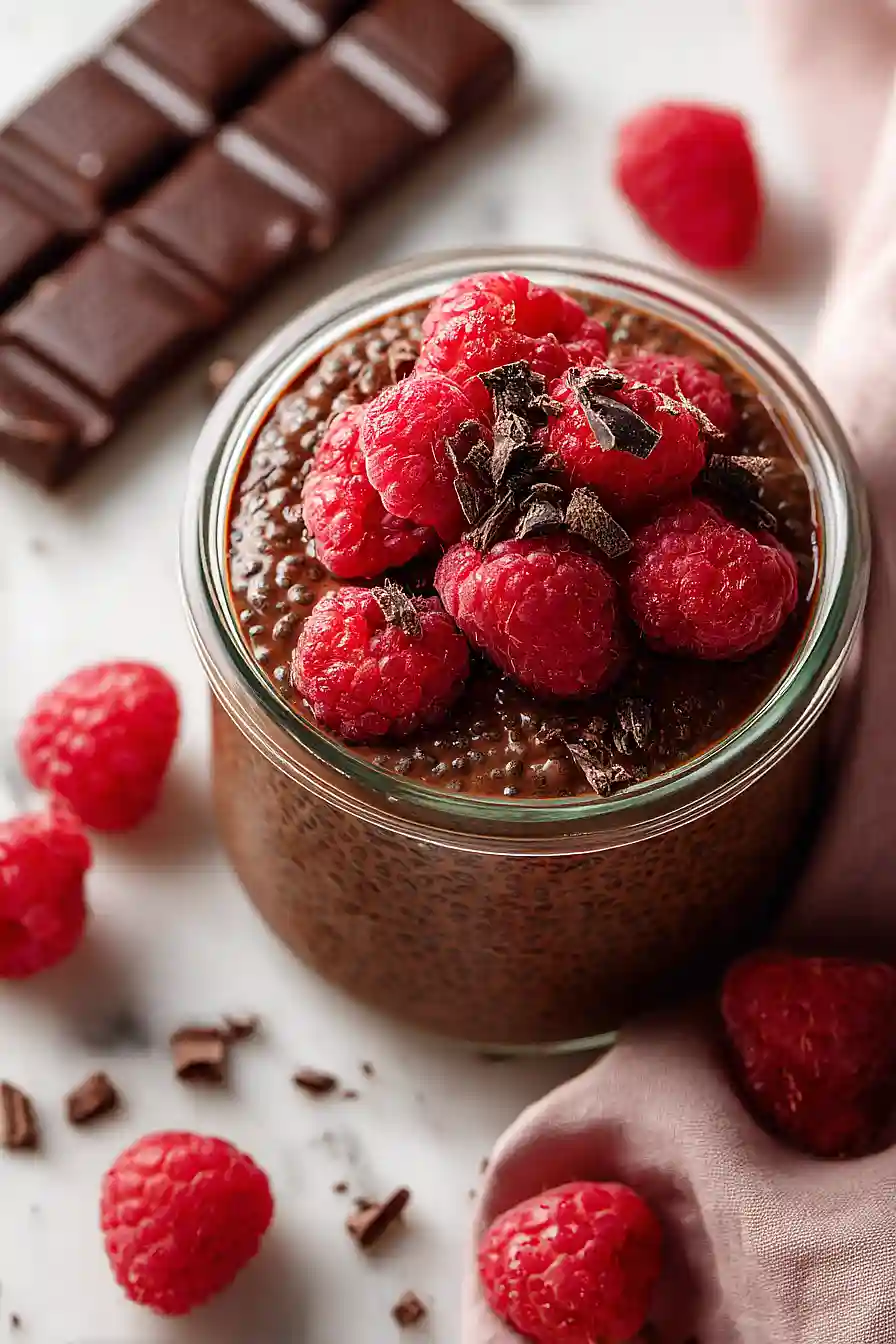 chocolate chia seed pudding