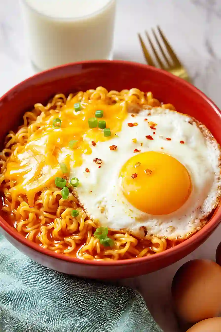 cheesy korean ramen noodles