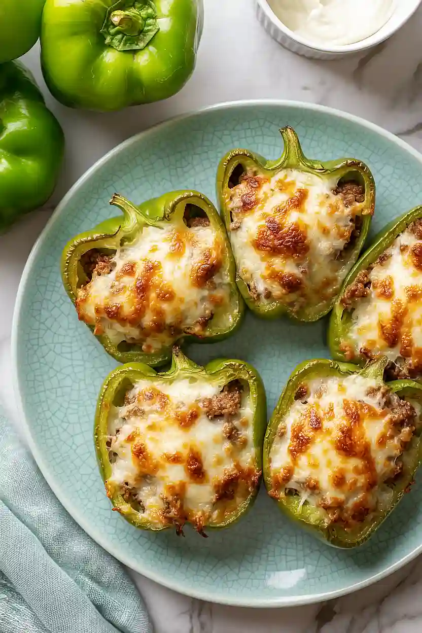 cream cheese stuffed bell peppers