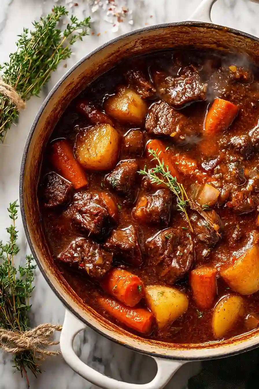 Classic Traditional Irish Guinness Beef Stew