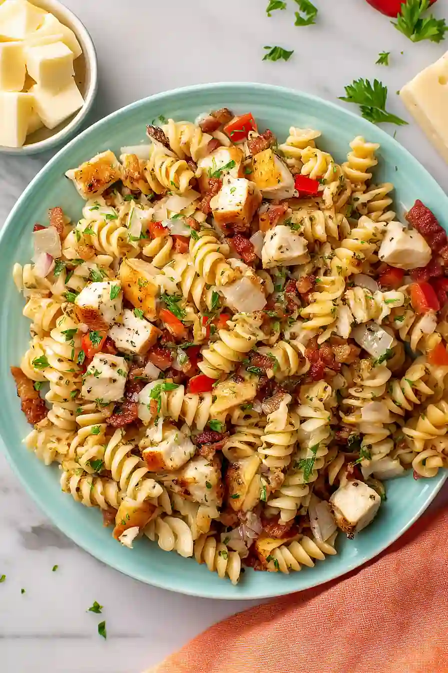 chicken pasta salad with italian dressing