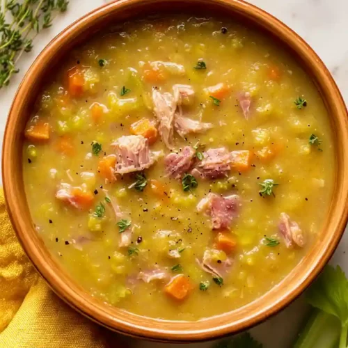 split pea and ham soup with ham bone