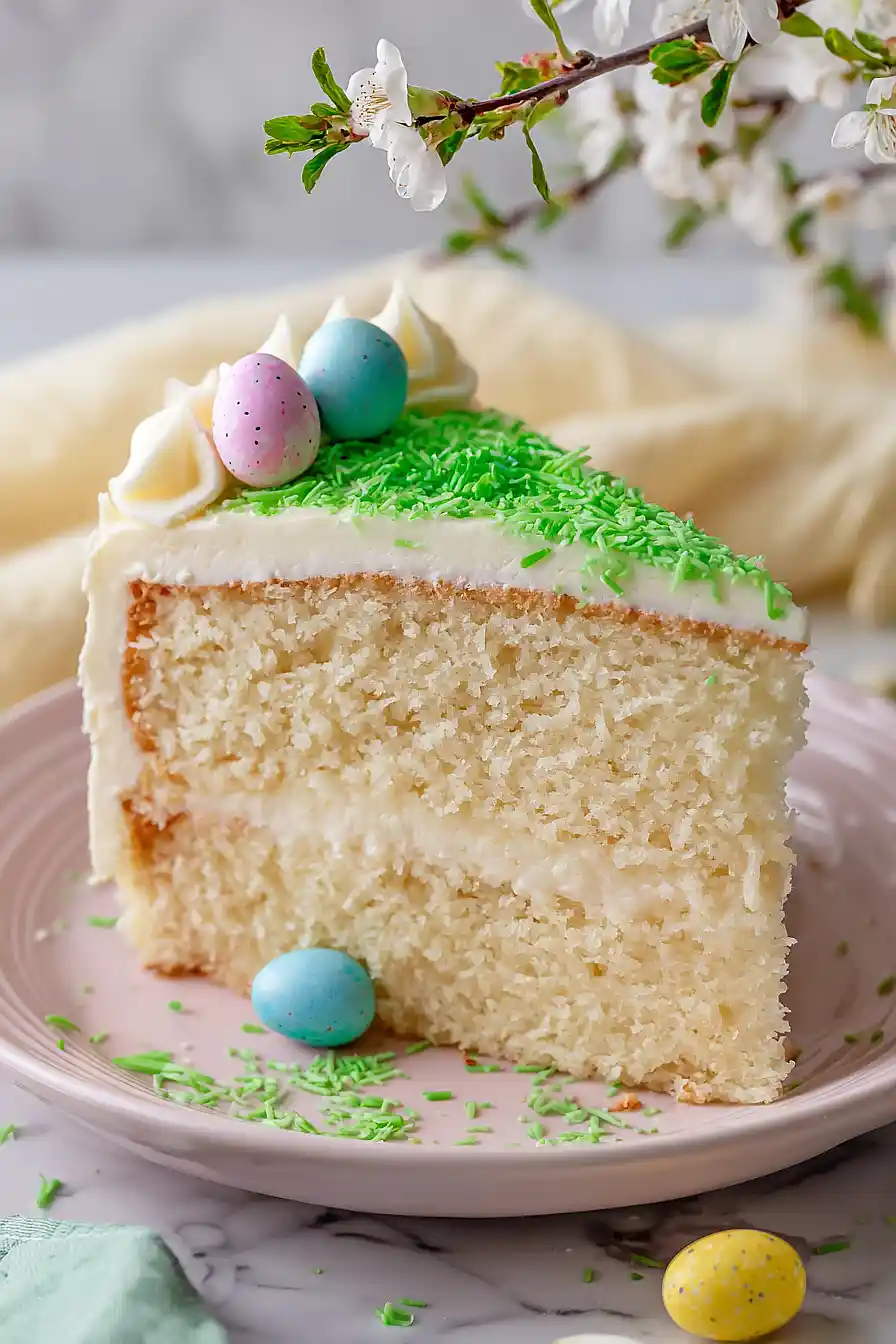 coconut easter cake