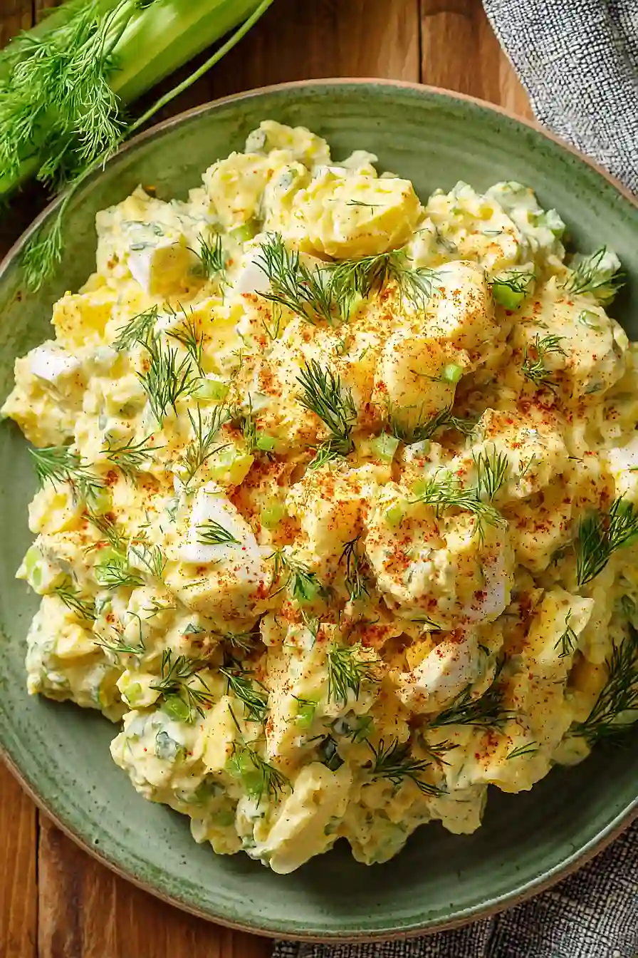 potato salad with egg for a crowd