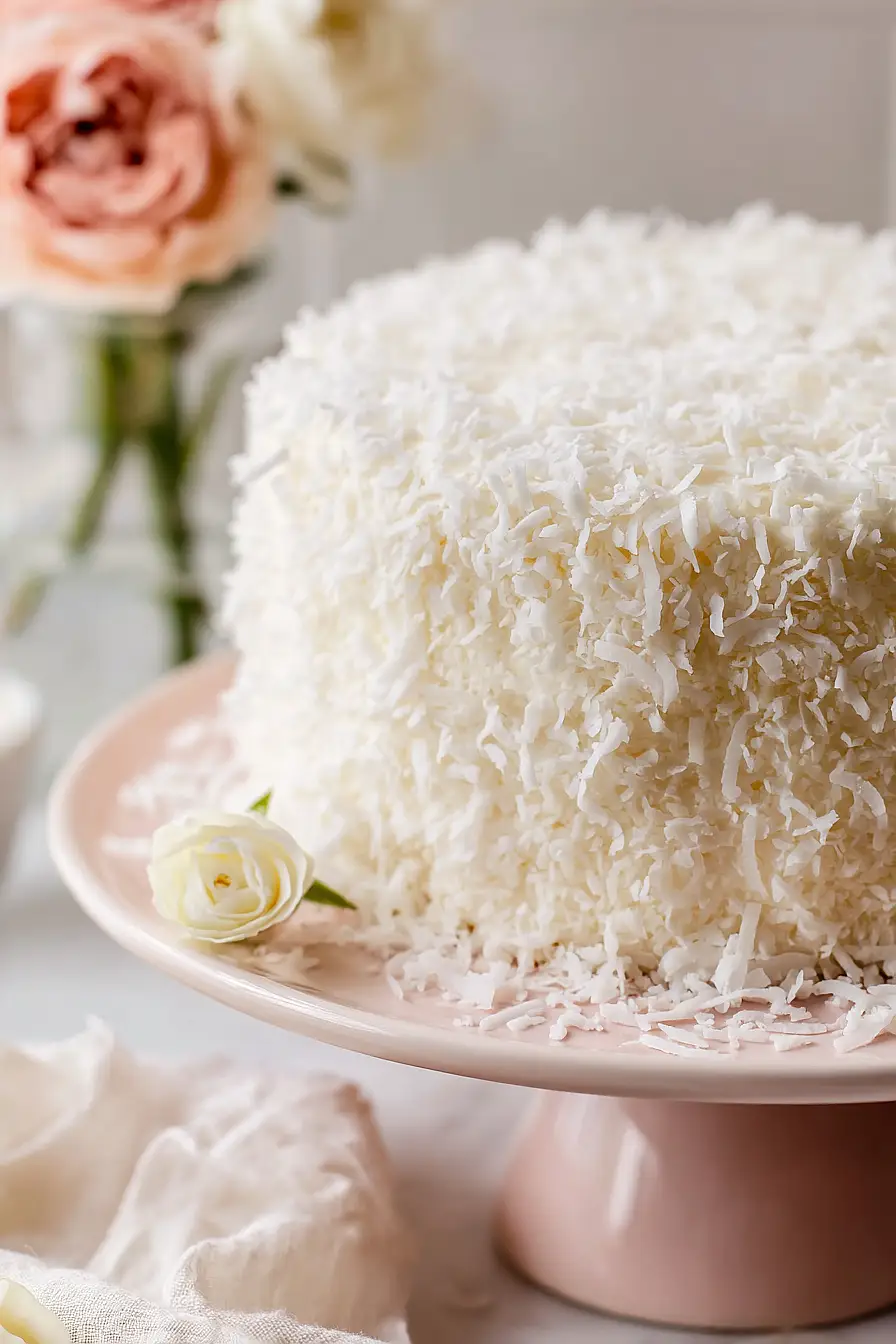 Easy Coconut Cake For Two easy-coconut-cake-for-two