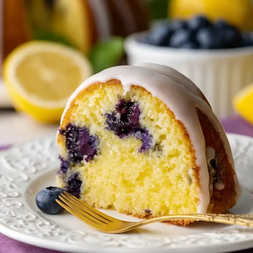 lemon blueberry cake with box cake mix