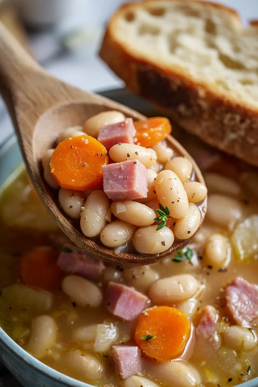 old fashioned ham and bean soup