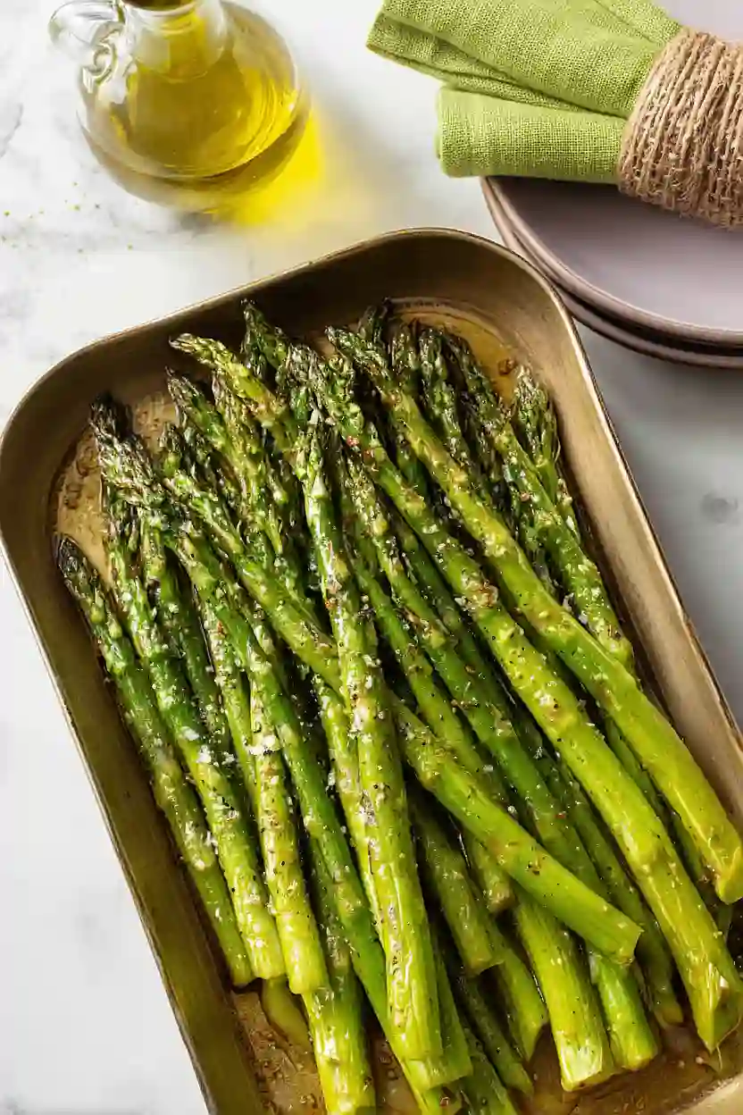 baked asparagus with olive oil