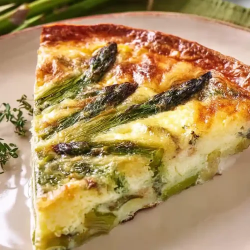 crustless asparagus quiche