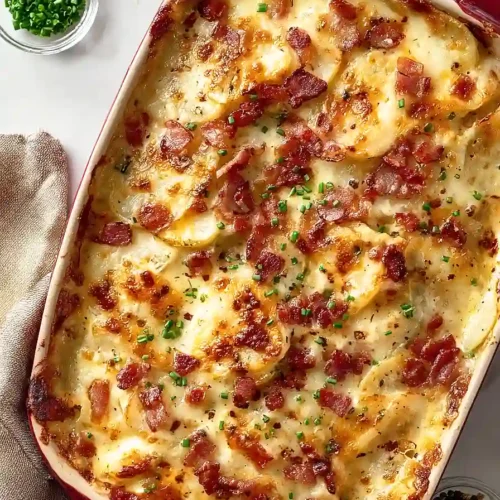 scalloped potatoes with bacon
