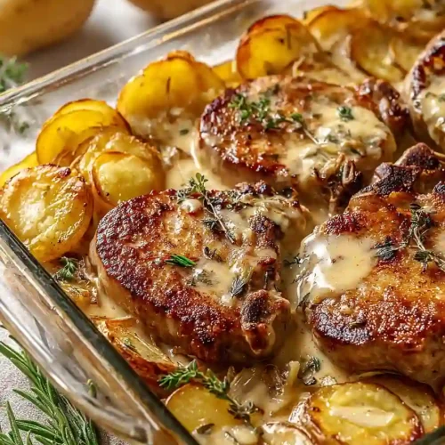 pork chops and scalloped potatoes