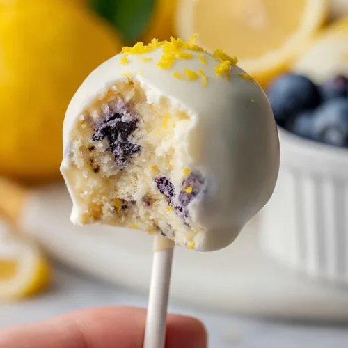 lemon blueberry cake pops