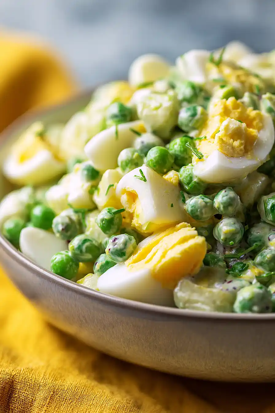Tagpea Salad With Eggs