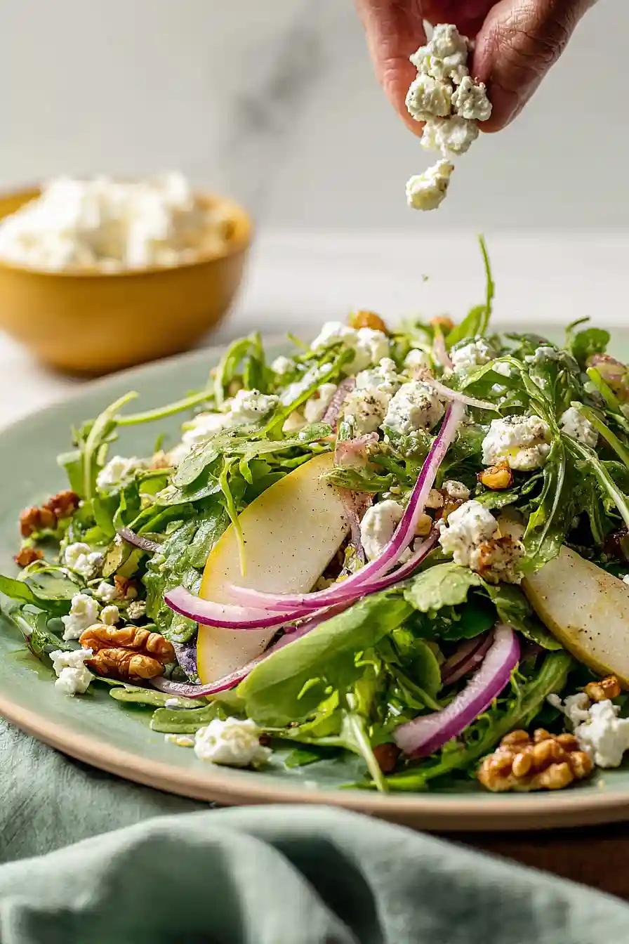arugula salad with goat cheese