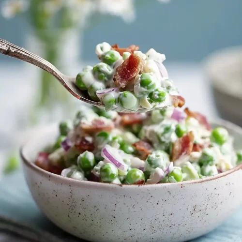 bacon pea salad