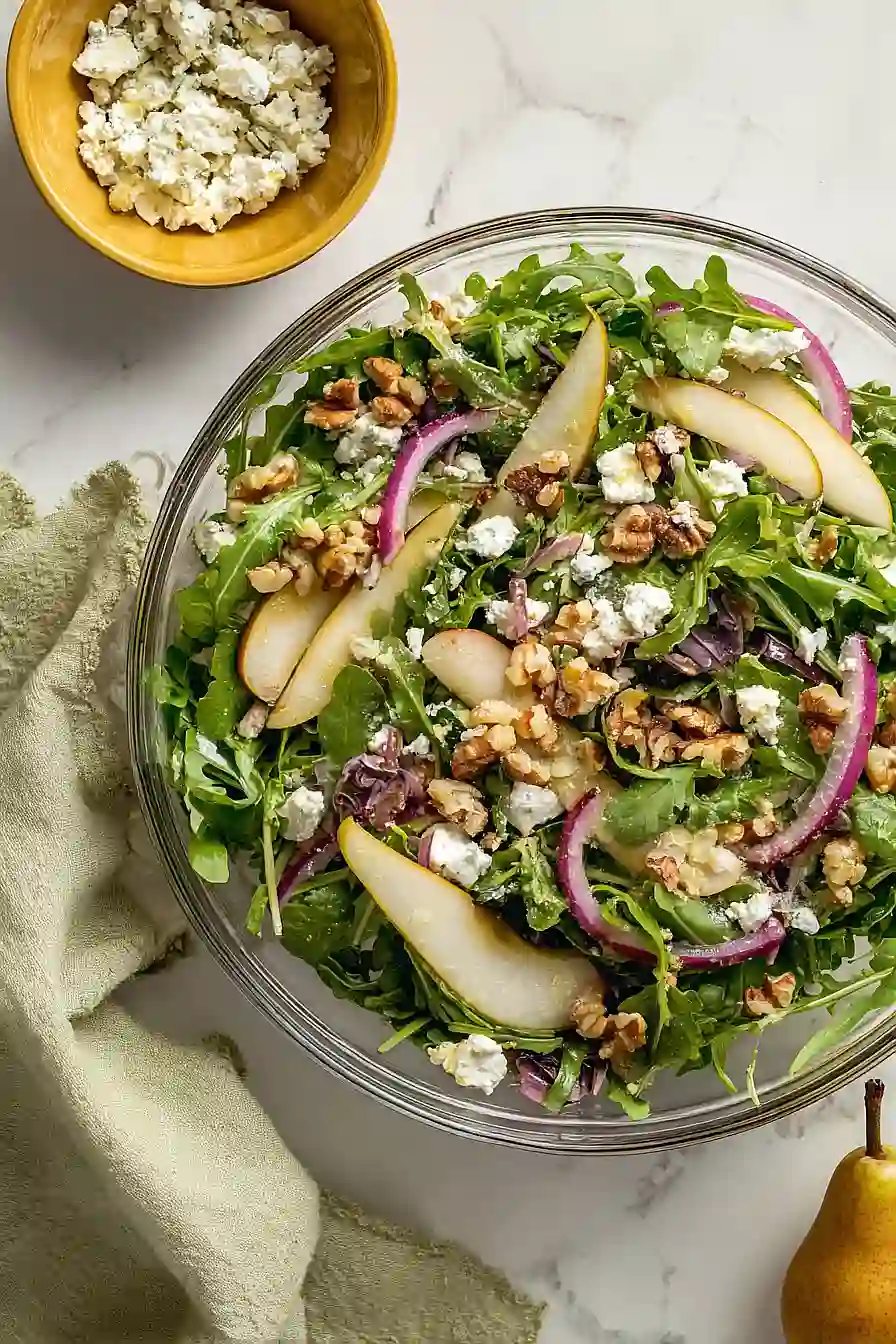 arugula salad with goat cheese