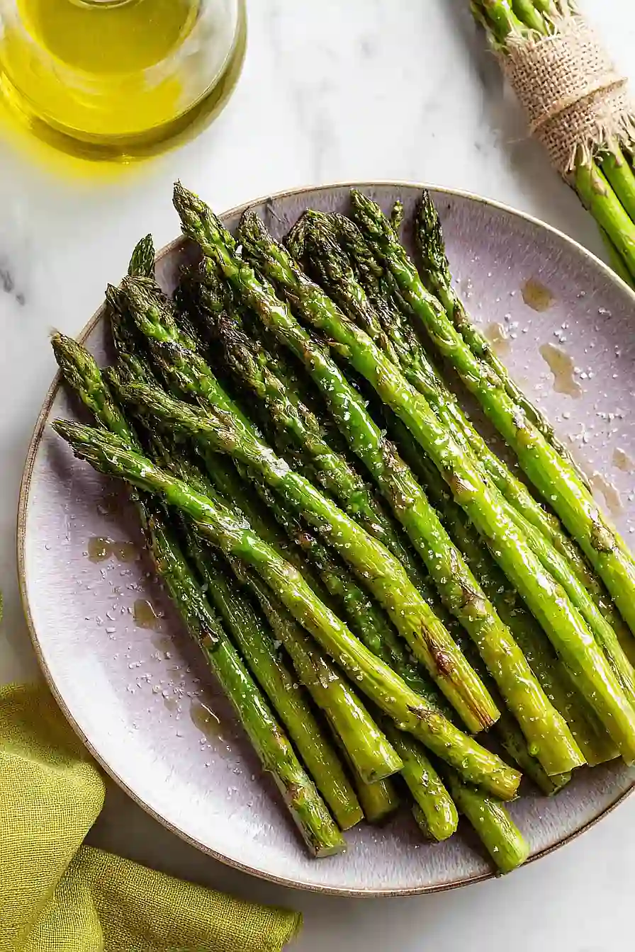 baked asparagus with olive oil