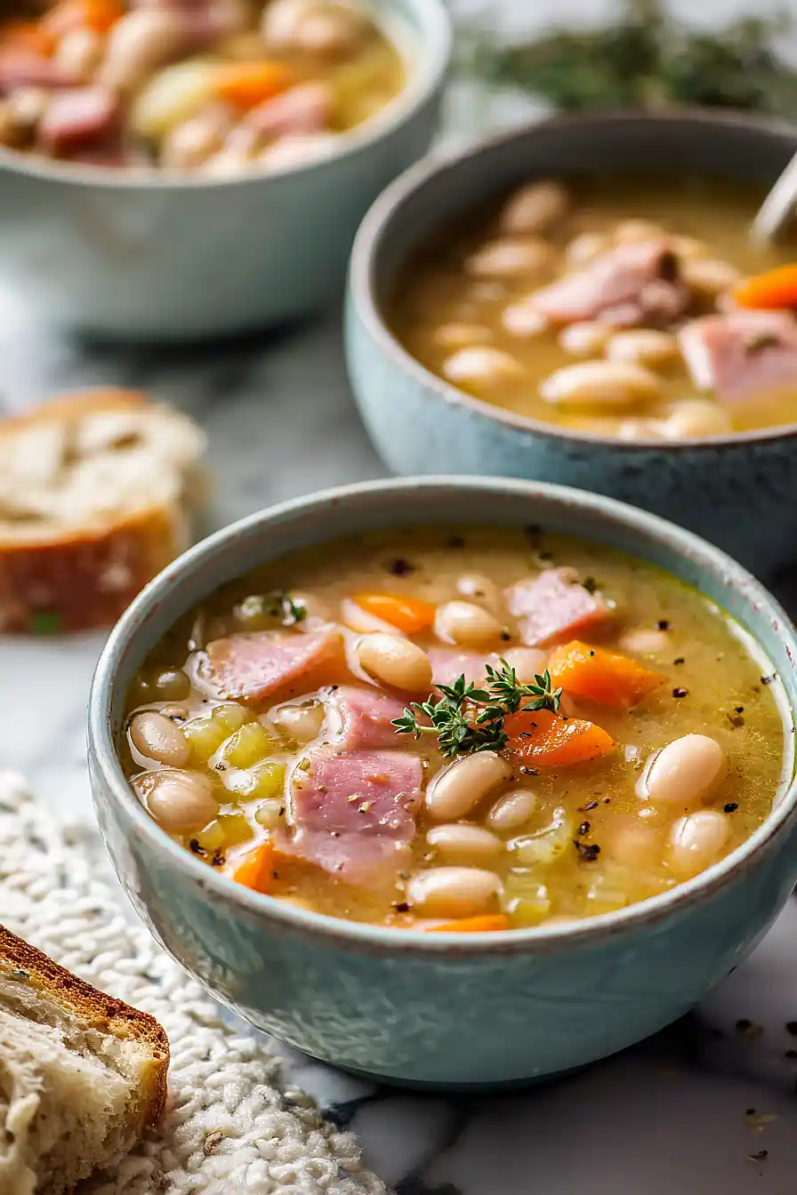 old fashioned ham and bean soup