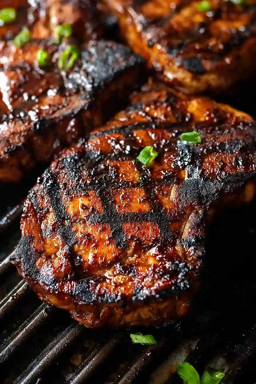 grilled asian pork chops