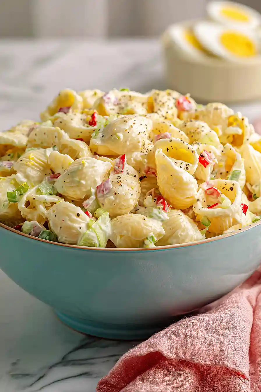 creamy amish pasta salad