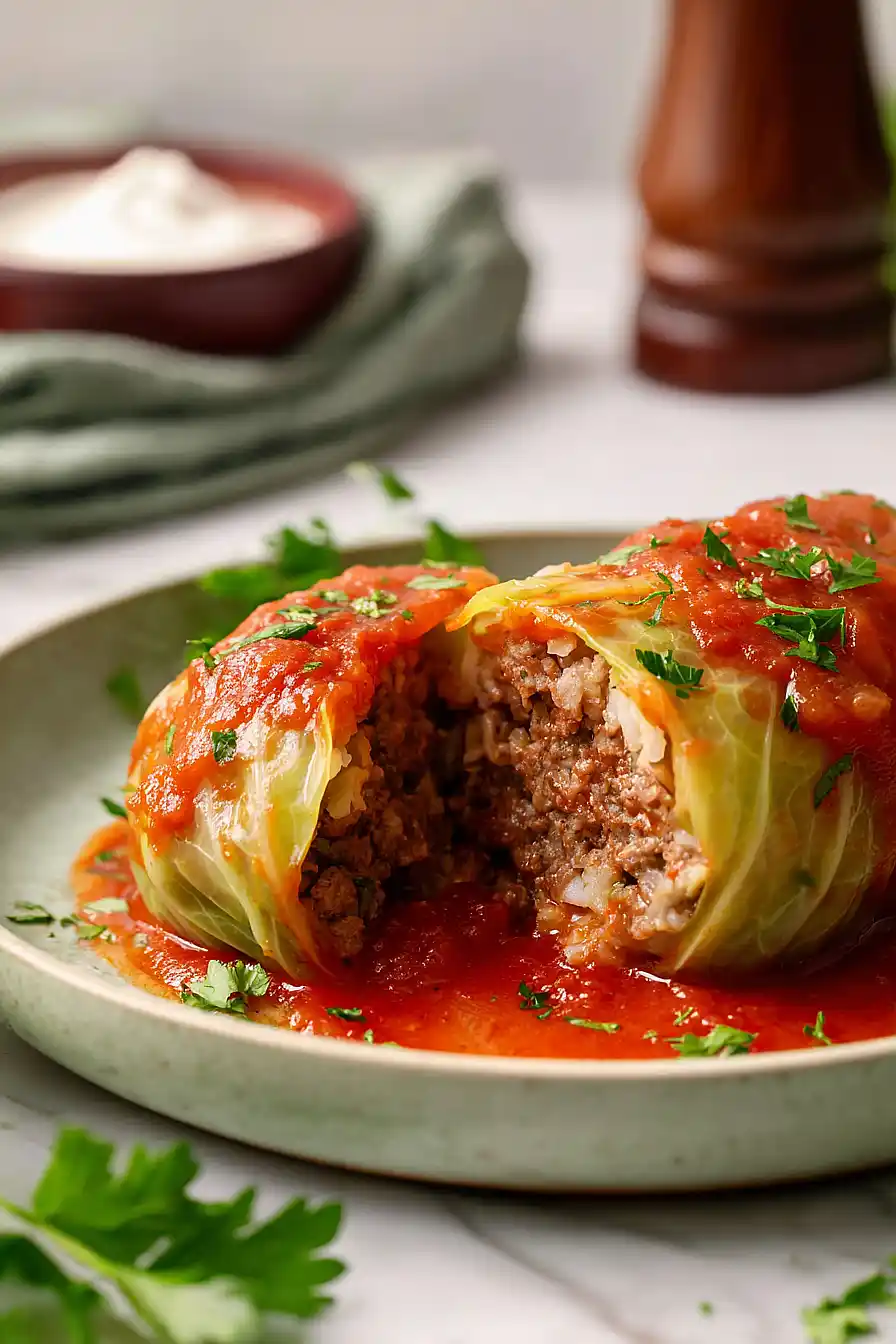 Slow Cooker Cabbage Rolls