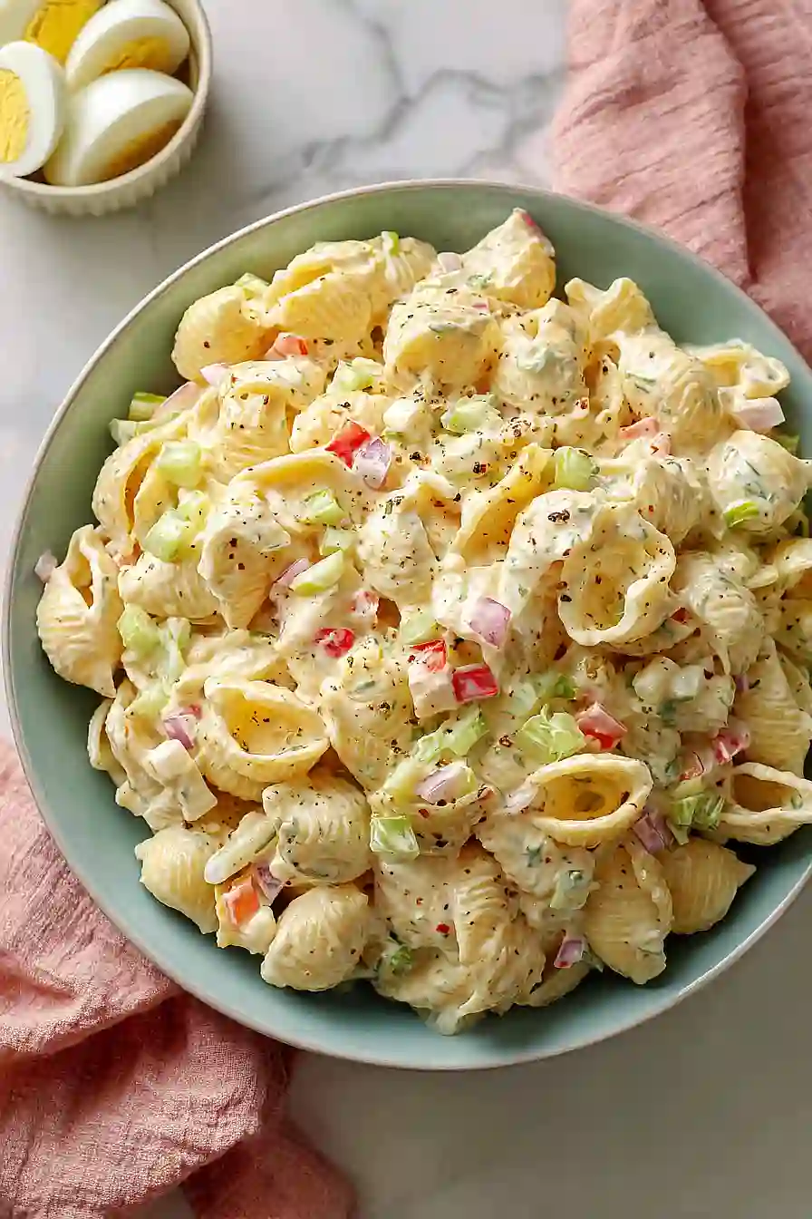creamy amish pasta salad